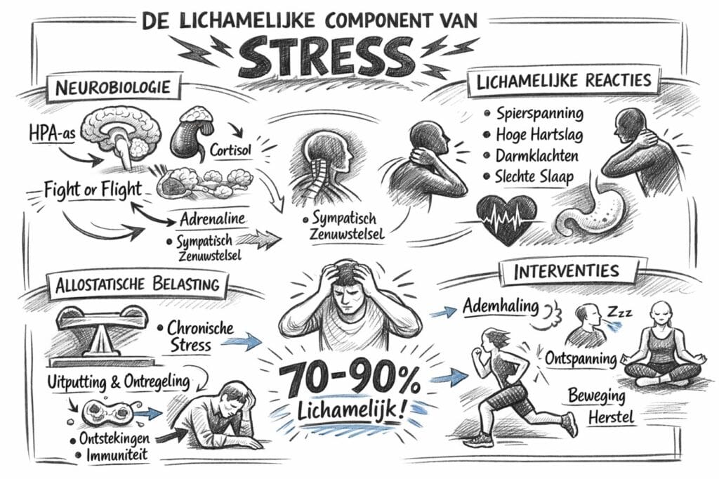 De lichamelijke component van stress